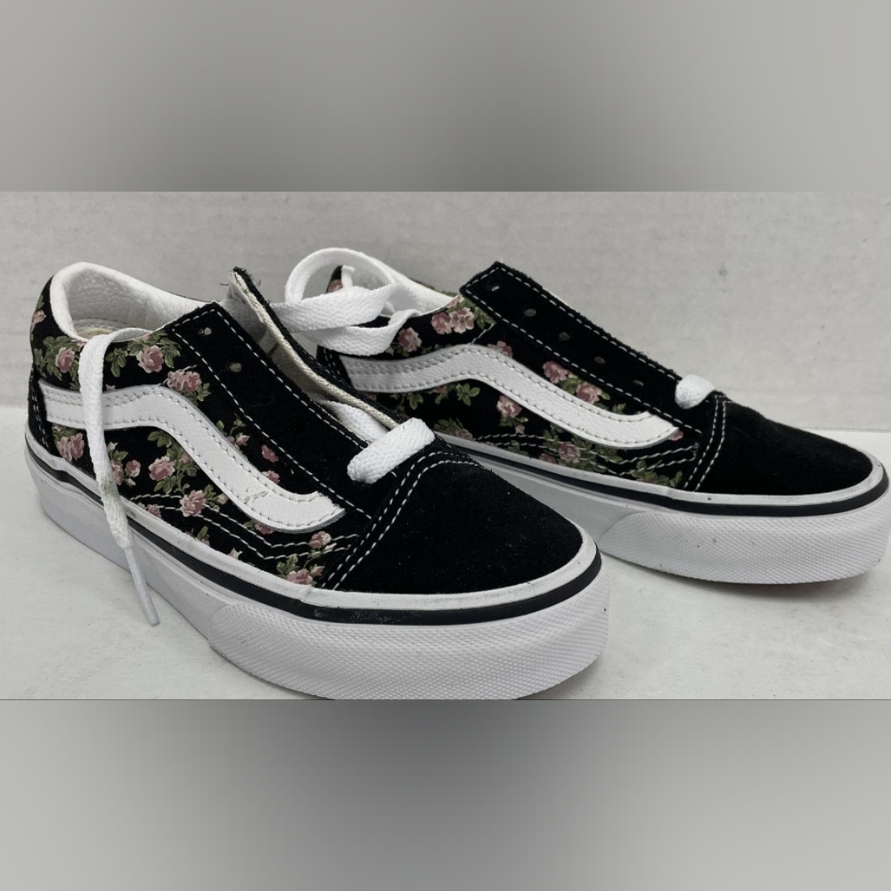 Vans Old Skool 'Wallflower Floral' Pre-School Sneakers Size 11 New - Picture 4 of 10